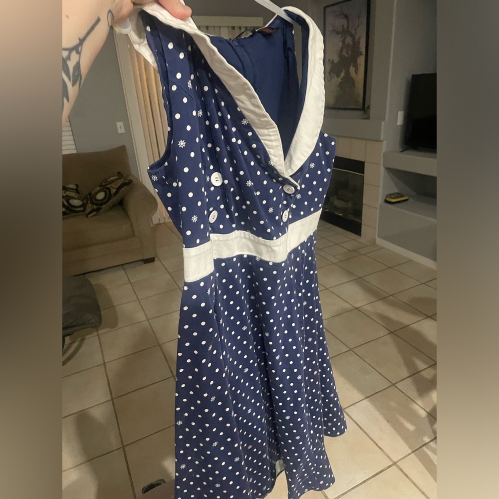 Sailor pinup style dress